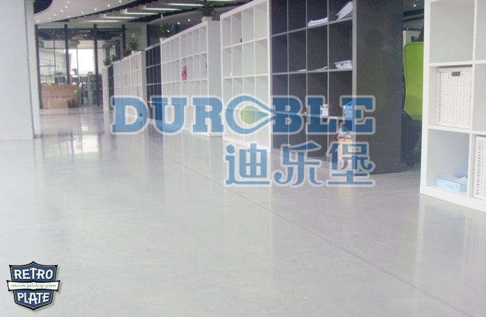 力石伯樂(lè)致密鋼化拋光施工--辦公場(chǎng)所地坪