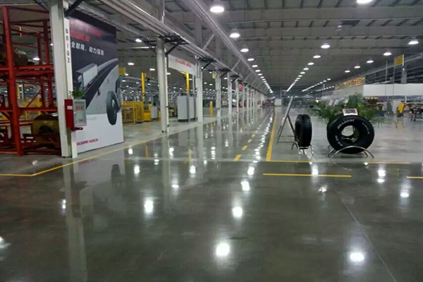 輪胎車間固化地坪