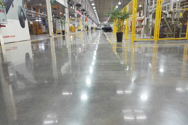 通力輪胎車間固化地坪 通力輪胎車間固化地坪