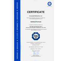 ASHFORD FORMULA TUV認(rèn)證