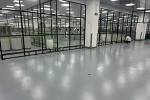 萬泰紡織車間地面----環(huán)氧超耐磨地坪